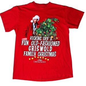 Women’s National Lampoon’s Christmas Red Shirt Size Medium